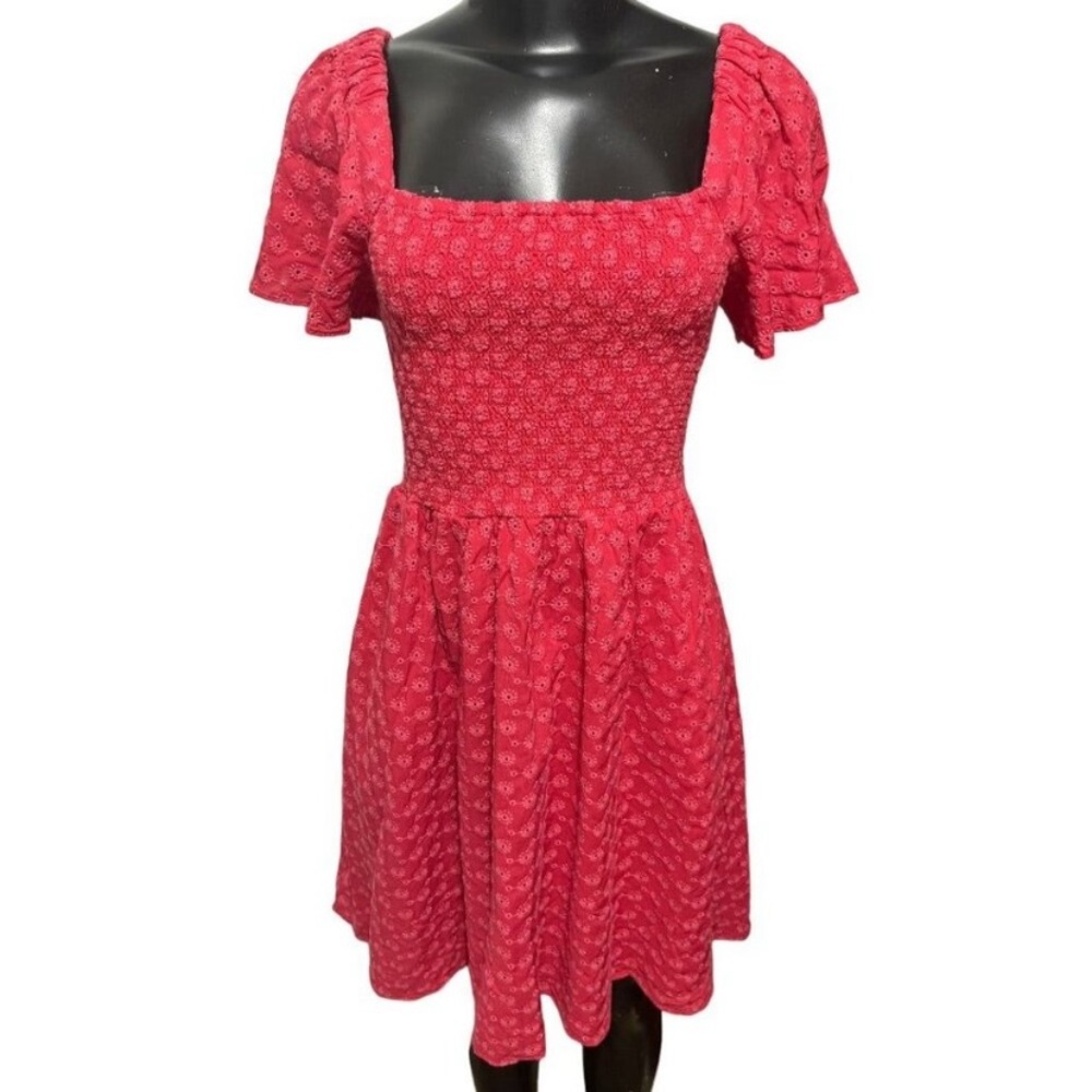 Madewell XS Smocked Mini Dress